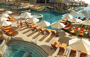 Outdoor pool, a heated pool - Sweeping ocean view Luxury Penthouse 2 Bedrooms (Cabo San Lucas)