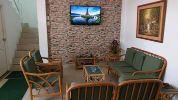 Flat-screen TV, Netflix, streaming services