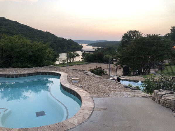 Indoor pool, a heated pool
