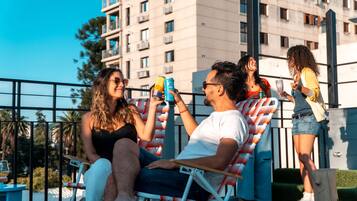 Terrasse sur le toit