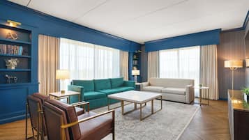 Suite ejecutiva, 1 cama de matrimonio grande | 1 dormitorio, escritorio, espacio para trabajar con un portátil