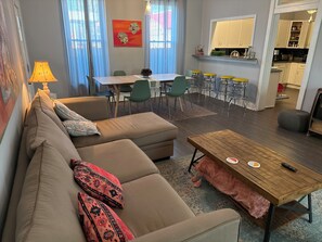 Smart TV, books, video library, computer monitors