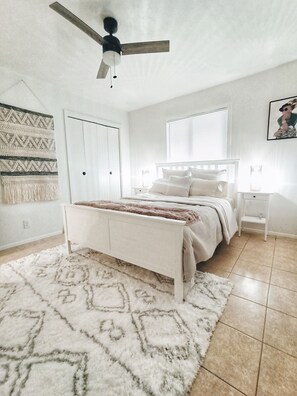 2 bedrooms, iron/ironing board, travel crib, free WiFi