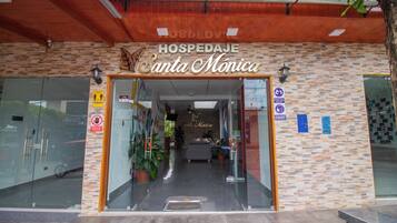 Overnatningsstedets facade