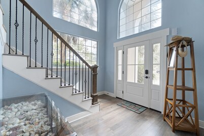 Perdido Bay 4BR Waterfront House WITH A DOCK AND WHITE SANDS IN THE BACKYARD!