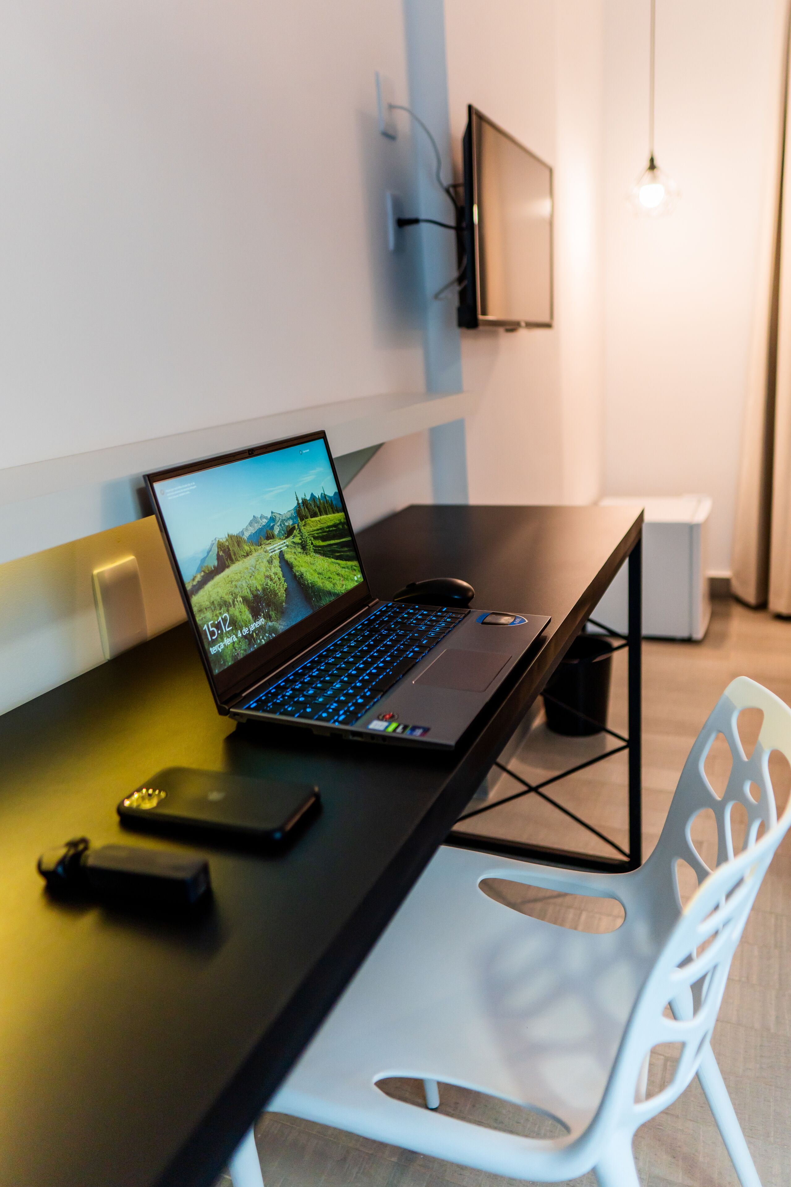 Single Room | Desk, laptop workspace, soundproofing, free WiFi