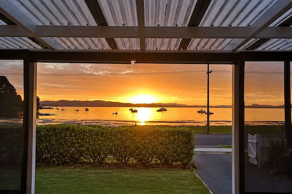 Relax on the deck as the sun sets over the water, its hard to beat