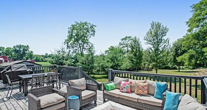 Family Home with Porch & Deck, Private Hot Tub, Firepit, & Fast WiFi - 1 Dog OK