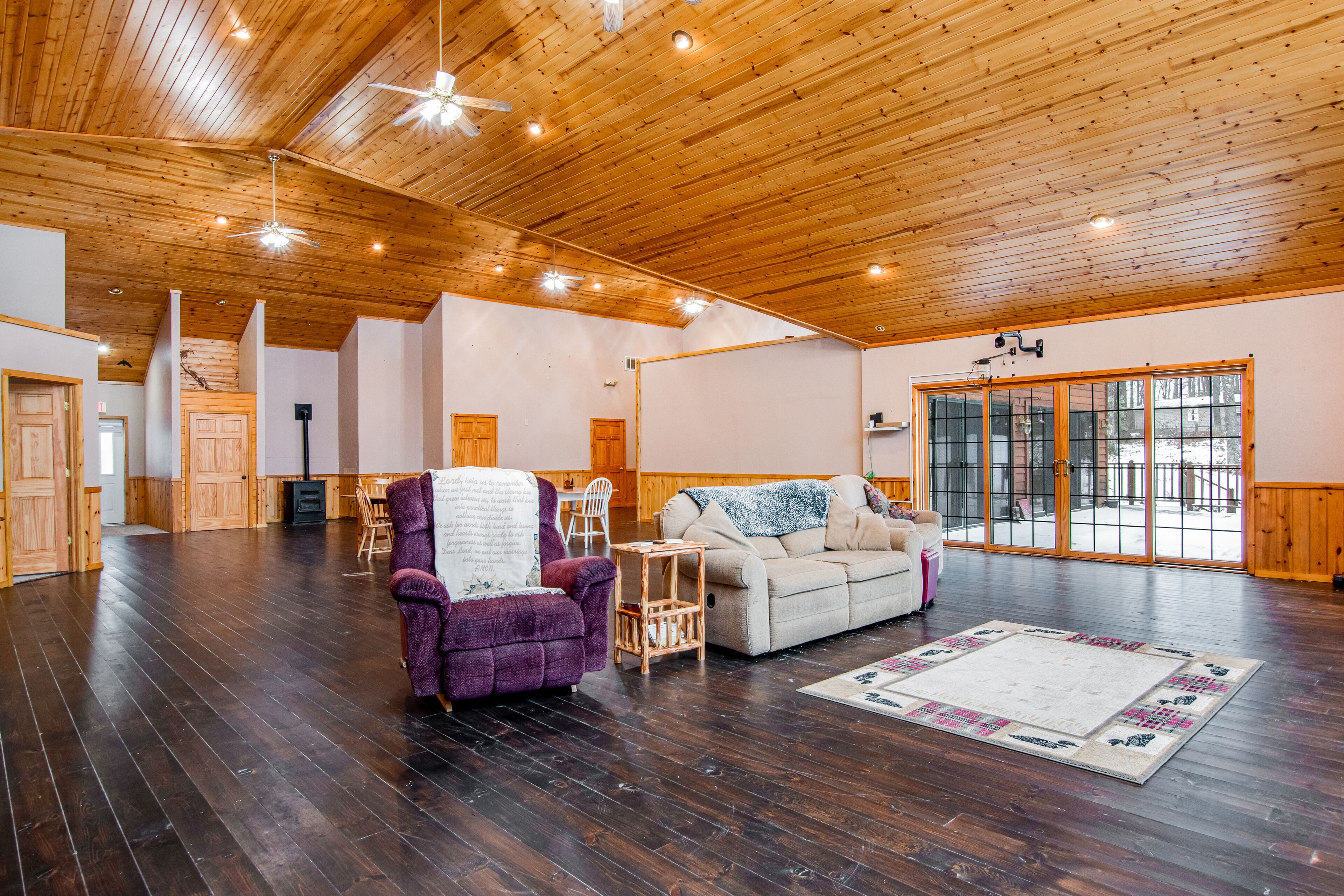 Northwoods Lodge with Shared Dock, Firepit, & Sandy Beach - Close to Water