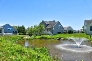 Exterior - Dog-friendly condo near golf, pool, fireplace, central AC & private washer/dryer (Rehoboth Beach)