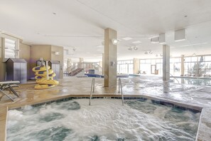 Indoor pool, a heated pool