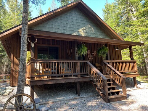 A Cabin by the Creek in beautiful Northwest Montana.
