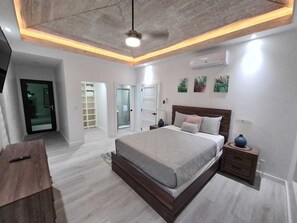 2 bedrooms, in-room safe, iron/ironing board, WiFi