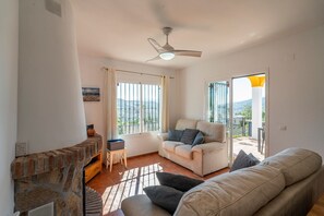 TV, fireplace, DVD player