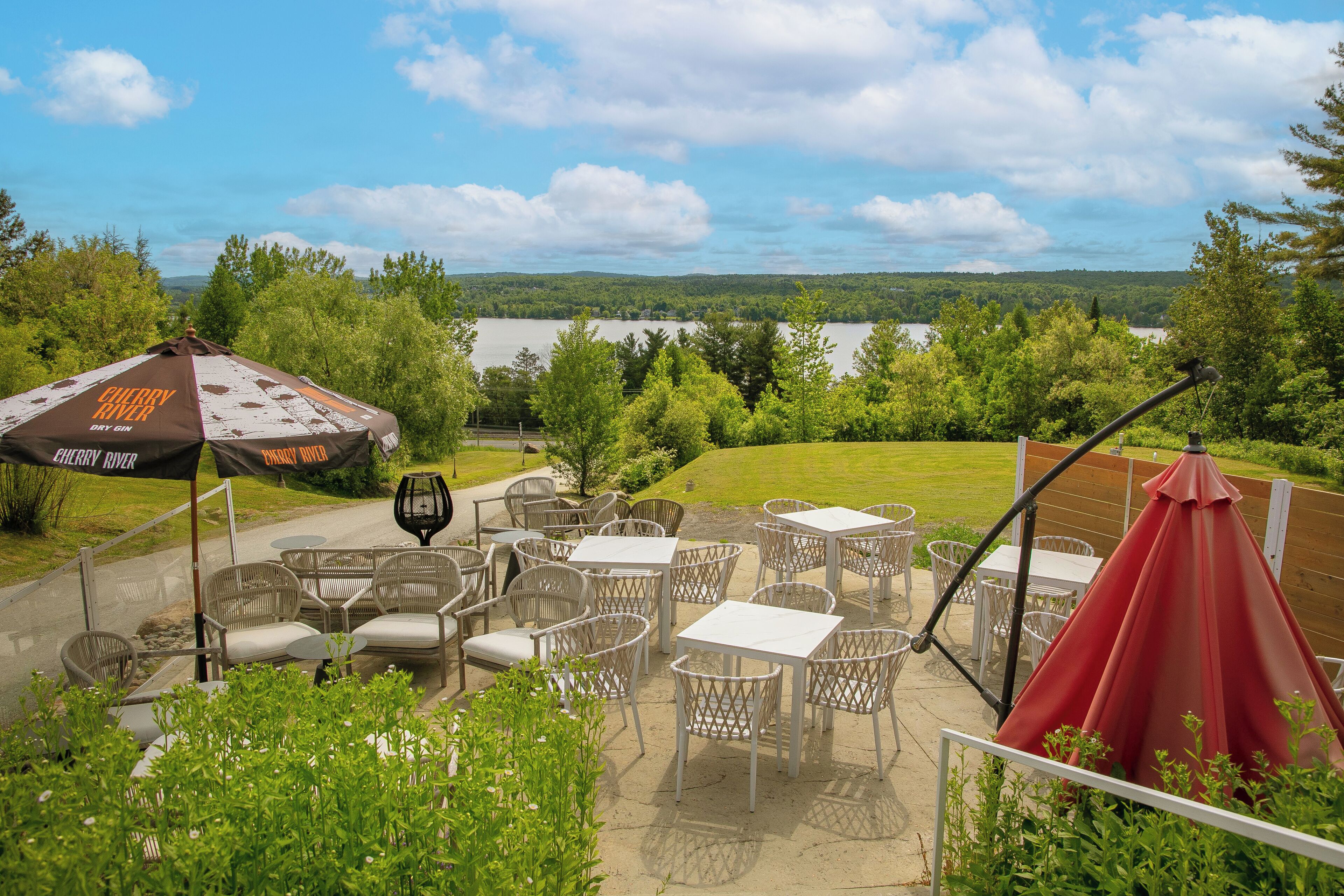 Dinner served, international cuisine, alfresco dining 