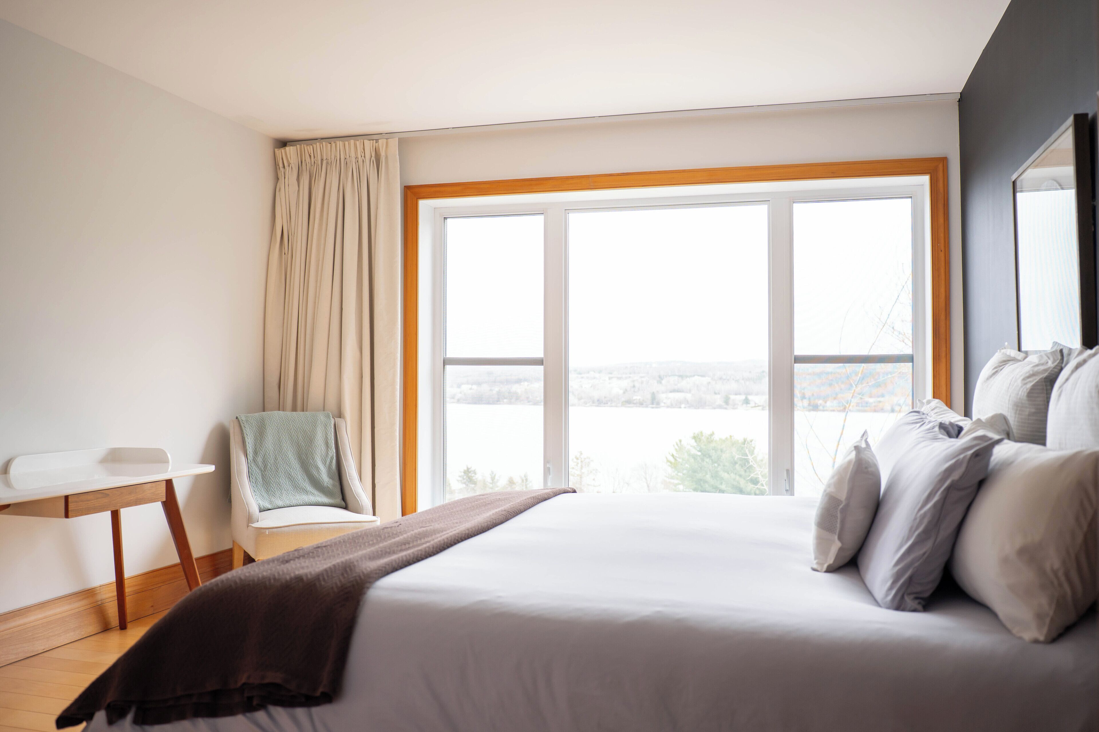 Comfort Condo | Individually furnished, blackout drapes, free WiFi, bed sheets