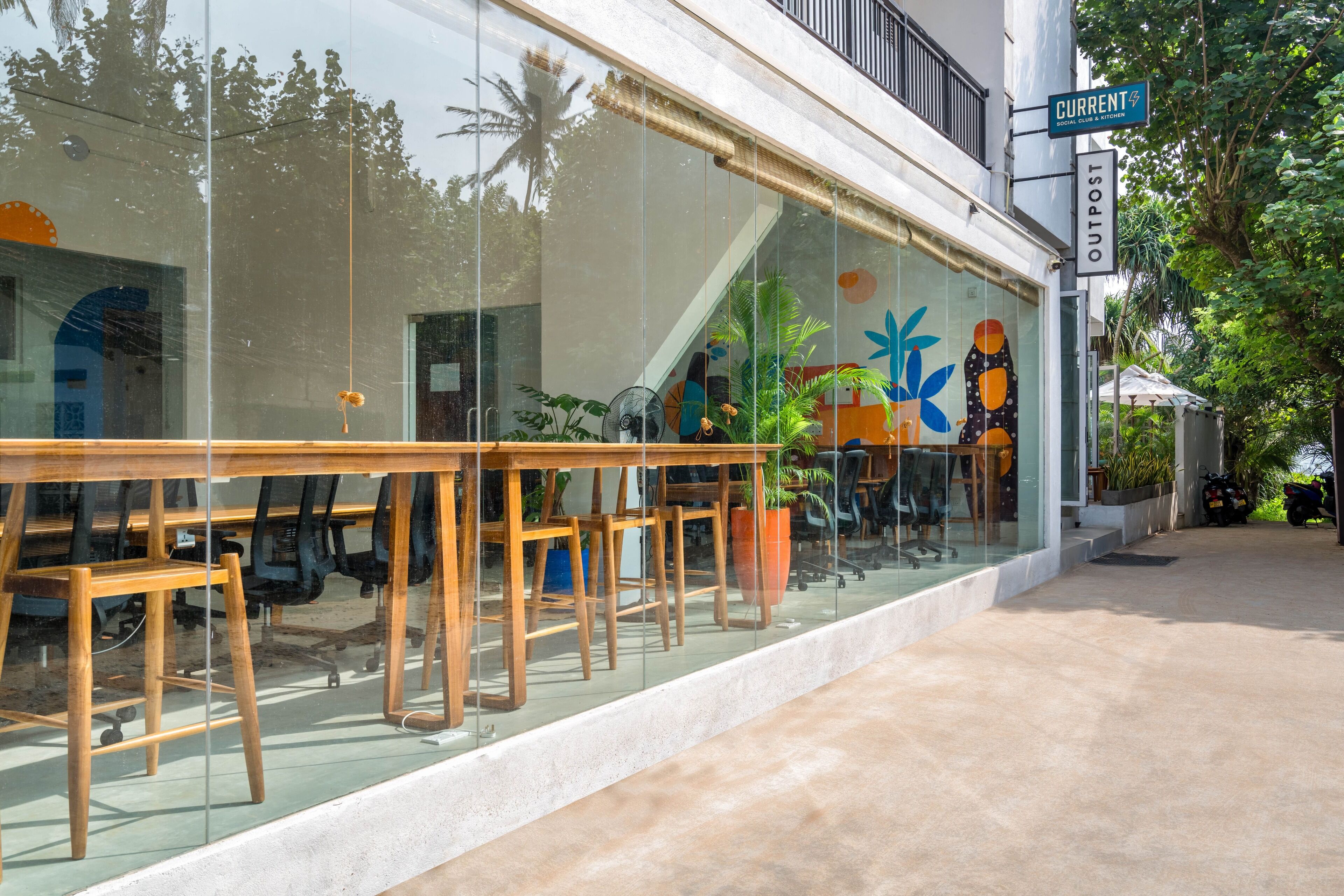 Mặt tiền nơi lưu trú