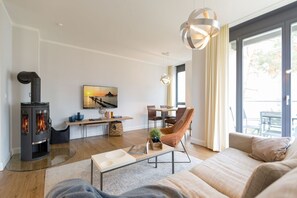 TV, fireplace - Villa Maxim, App. 3, Germany (Heringsdorf)