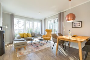 Fernseher, Kamin