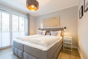 2 Schlafzimmer, Zimmersafe, WLAN, Bettwäsche