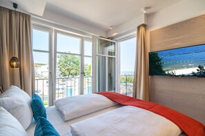 1 室のベッドルーム、セーフティボックス (室内)、WiFi、ベッドシーツ