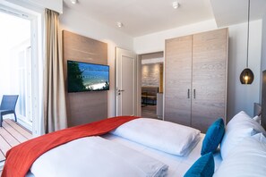 1 室のベッドルーム、セーフティボックス (室内)、WiFi、ベッドシーツ