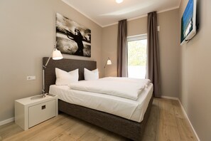 1 slaapkamer, een kluis op de kamer, wifi, beddengoed