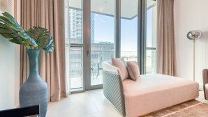 Căn hộ Deluxe, 2 phòng ngủ, không hút thuốc | Khu phòng khách