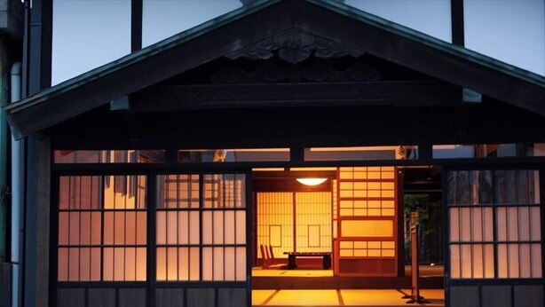 A traditional Japanese-style building with tatami mat flooring and sliding doors. - Kumeya (Komoro)