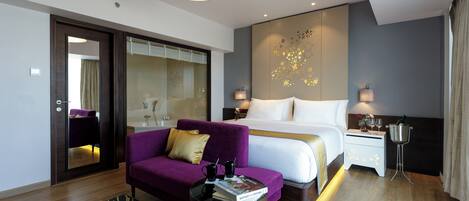 Luxury Suite | Egyptian cotton sheets, premium bedding, down comforters