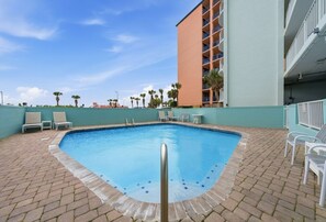Una piscina riscaldata