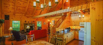 Cabin on 66 private acres with hiking trails