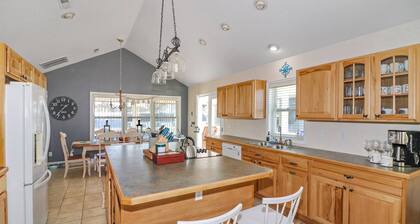 The Sea Horse | Spacious Family Home w/ Screened Porch, Fenced Yard, Beachy-Chic & Pet Friendly