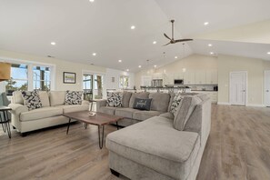 Smart TV, fireplace - Wildcat Haven - Waterfront; Phenomenal views! (Chincoteague Island)