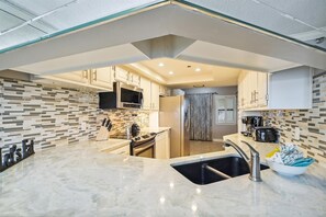 Condo, 2 Bedrooms | Private kitchen - Inlet Reef 618 is Recently Upgraded 2 BR 2 Ba on the beach - amazing sunset views! by RedAwning (Destin)