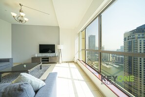 Living area - KOHH – 2BR in Rimal (Dubai)