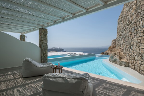 Grand Suite with pool | View from room - Arocaria (Mykonos)