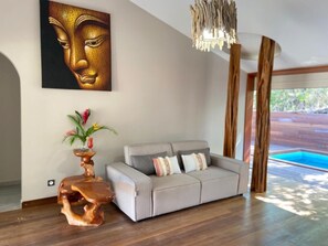 Deluxe Apartment | Living area - Karucoco lodge (Sainte-Anne)