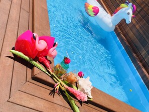 Outdoor pool - Karucoco lodge (Sainte-Anne)