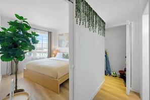 2 chambres, fer et planche Ă repasser, Wi-Fi gratuit, draps fournis