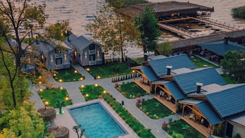 Uitzicht vanuit accommodatie