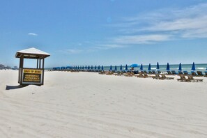On the beach