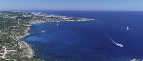 منظر من الجو على ارتفاع عالٍ