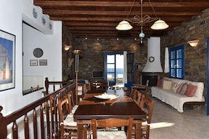 Villa, vue mer | Coin séjour
