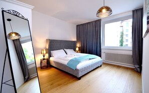 2 bedrooms, iron/ironing board, free WiFi, bed sheets