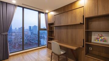 Uitzicht vanuit accommodatie