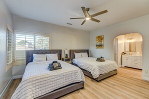 4 chambres, accès Internet, draps fournis