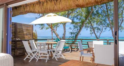 Spacious villa set in the turquoise lagoon of Trou d'eau Douce