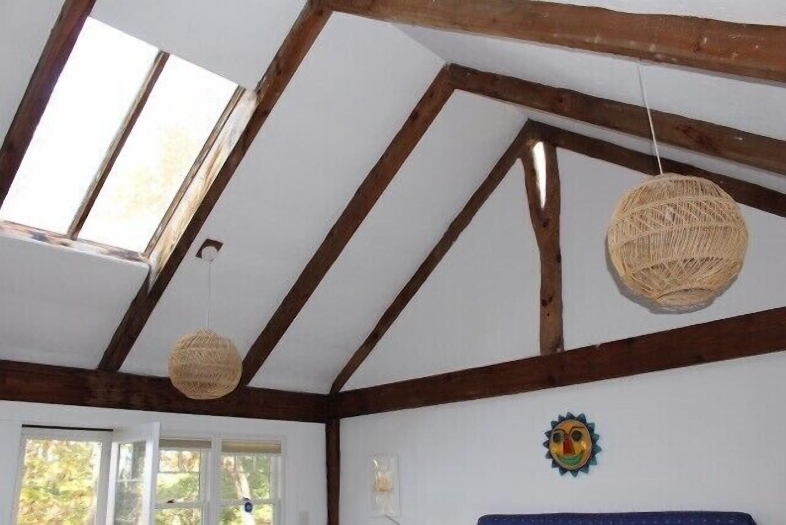 Gorgeous architectural details and  timber beamed ceilings.