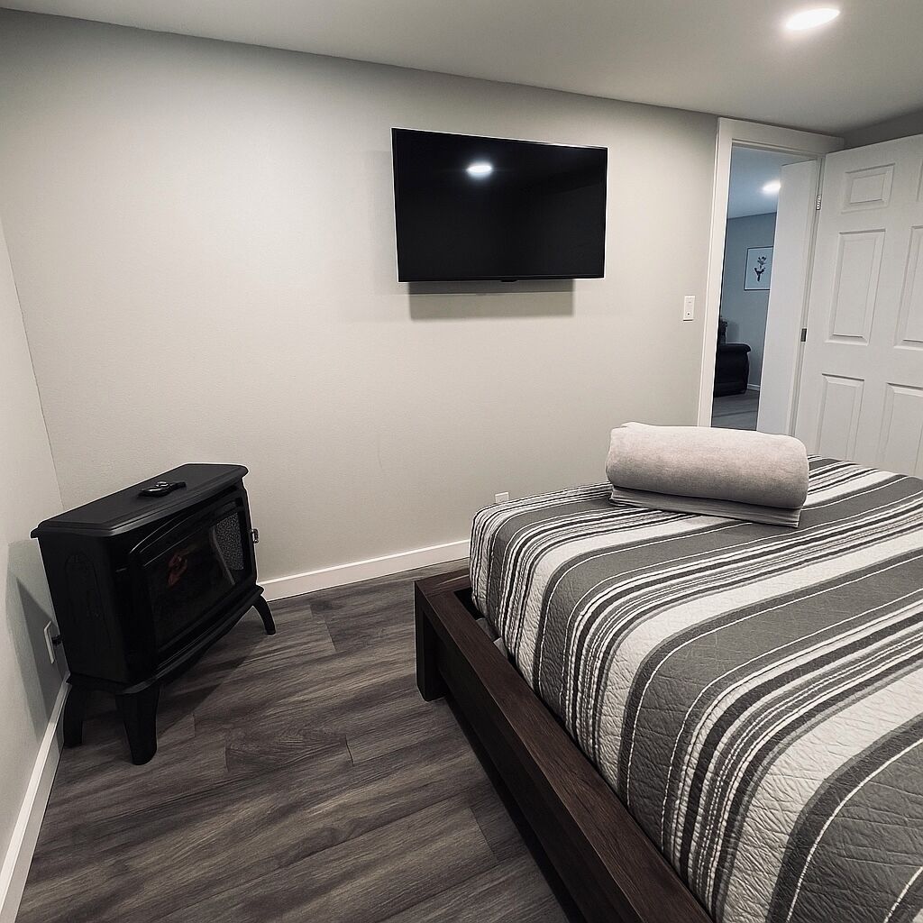 1 chambre, fer et planche à repasser, Wi-Fi gratuit, draps fournis